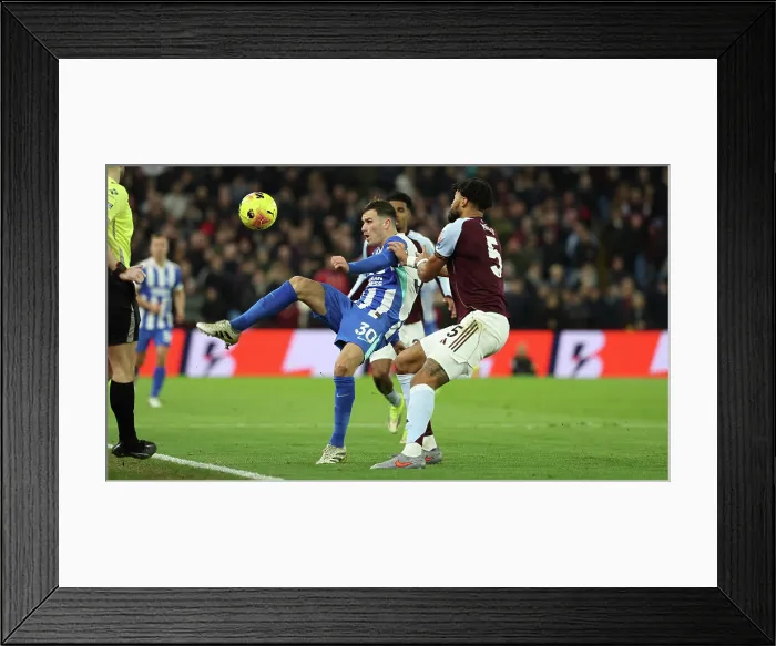 Framed Print : Aston Villa v Brighton and Hove Albion Premier League 11FEB26 Framed Print : Aston Villa v Brighton and Hove Albion Premier League 11FEB26