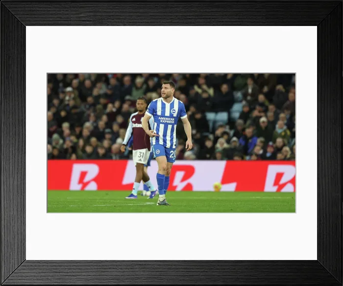 Framed Print : Aston Villa v Brighton and Hove Albion Premier League 11FEB26 Framed Print : Aston Villa v Brighton and Hove Albion Premier League 11FEB26