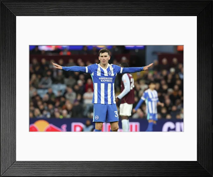 Framed Print : Aston Villa v Brighton and Hove Albion Premier League 11FEB26 Framed Print : Aston Villa v Brighton and Hove Albion Premier League 11FEB26