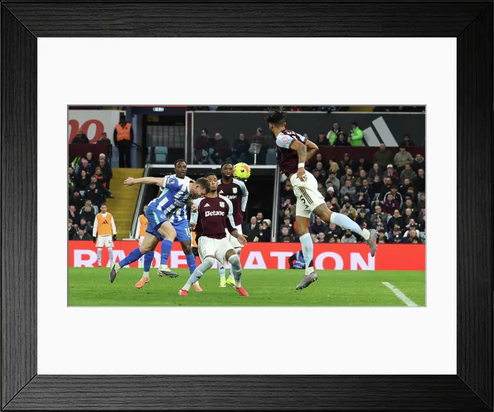 Framed Print : Aston Villa v Brighton and Hove Albion Premier League 11FEB26 Framed Print : Aston Villa v Brighton and Hove Albion Premier League 11FEB26