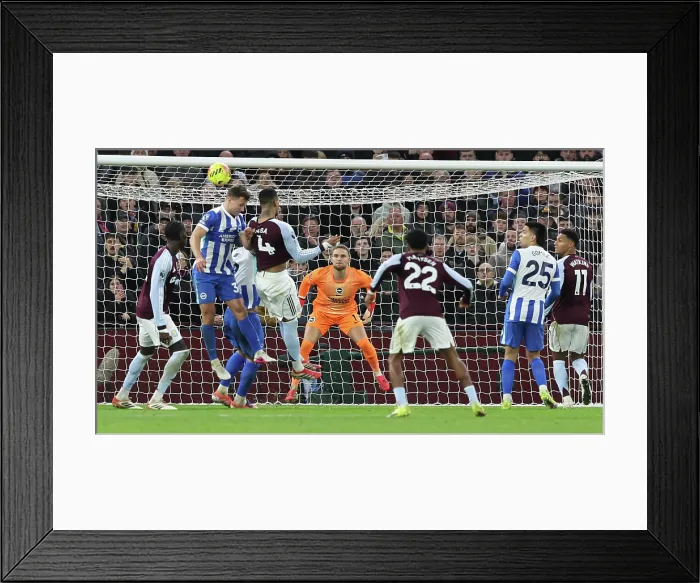 Framed Print : Aston Villa v Brighton and Hove Albion Premier League 11FEB26 Framed Print : Aston Villa v Brighton and Hove Albion Premier League 11FEB26