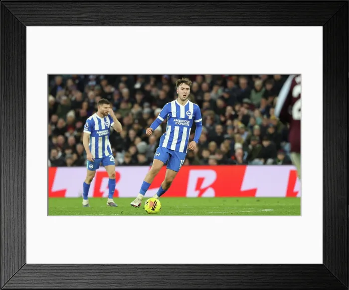 Framed Print : Aston Villa v Brighton and Hove Albion Premier League 11FEB26 Framed Print : Aston Villa v Brighton and Hove Albion Premier League 11FEB26
