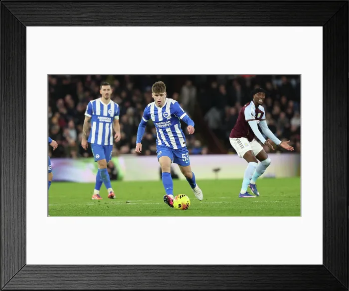 Framed Print : Aston Villa v Brighton and Hove Albion Premier League 11FEB26 Framed Print : Aston Villa v Brighton and Hove Albion Premier League 11FEB26