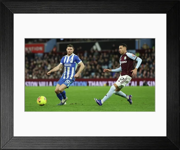 Framed Print : Aston Villa v Brighton and Hove Albion Premier League 11FEB26