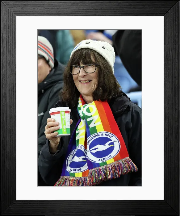 Framed Print : Aston Villa v Brighton and Hove Albion Premier League 11FEB26 Framed Print : Aston Villa v Brighton and Hove Albion Premier League 11FEB26