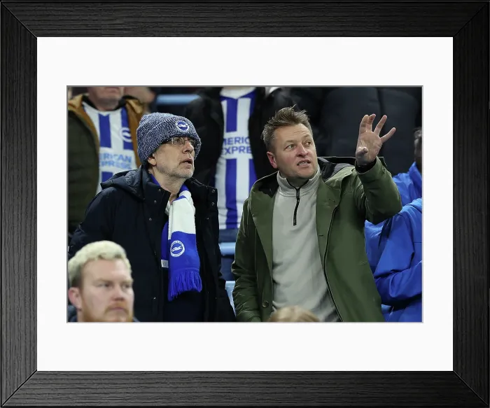 Framed Print : Aston Villa v Brighton and Hove Albion Premier League 11FEB26 Framed Print : Aston Villa v Brighton and Hove Albion Premier League 11FEB26