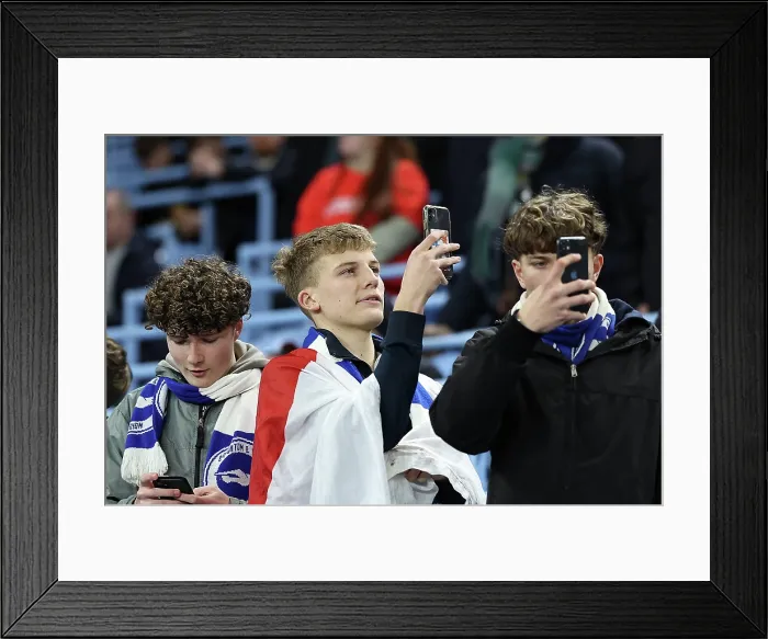 Framed Print : Aston Villa v Brighton and Hove Albion Premier League 11FEB26 Framed Print : Aston Villa v Brighton and Hove Albion Premier League 11FEB26