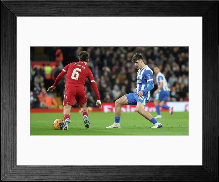 Framed Print : Liverpool v Brighton and Hove Albion FA Cup 14FEB26