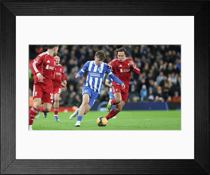 Framed Print : Liverpool v Brighton and Hove Albion FA Cup 14FEB26 Framed Print : Liverpool v Brighton and Hove Albion FA Cup 14FEB26
