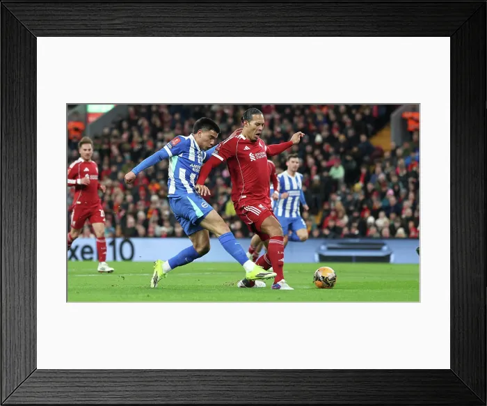 Framed Print : Liverpool v Brighton and Hove Albion FA Cup 14FEB26 Framed Print : Liverpool v Brighton and Hove Albion FA Cup 14FEB26