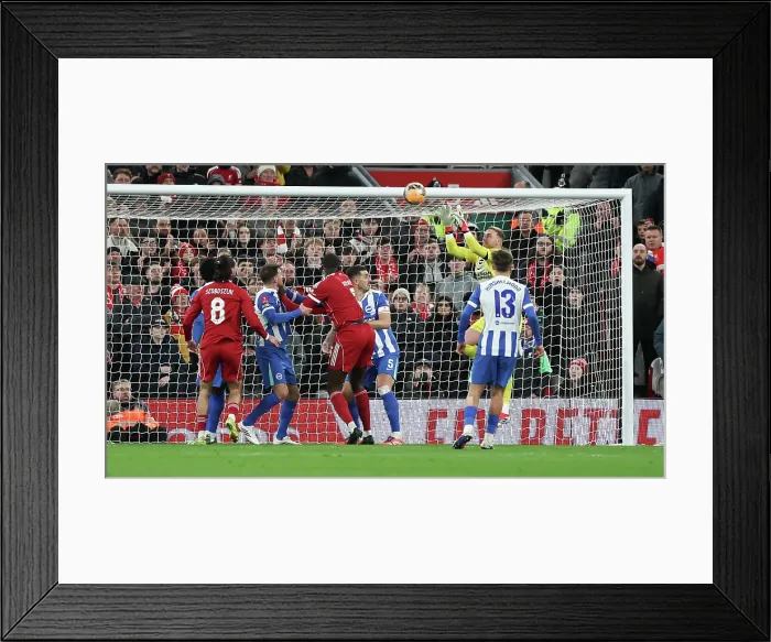Framed Print : Liverpool v Brighton and Hove Albion FA Cup 14FEB26 Framed Print : Liverpool v Brighton and Hove Albion FA Cup 14FEB26