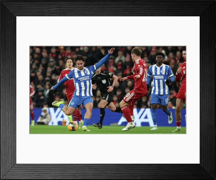 Framed Print : Liverpool v Brighton and Hove Albion FA Cup 14FEB26