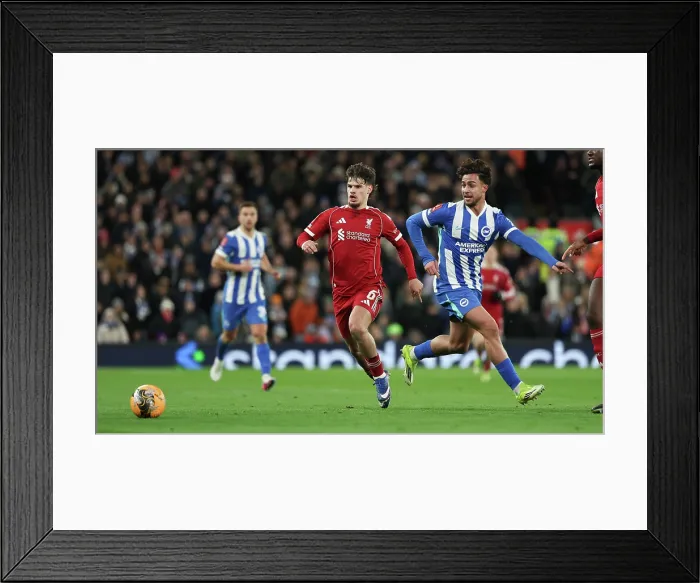 Framed Print : Liverpool v Brighton and Hove Albion FA Cup 14FEB26 Framed Print : Liverpool v Brighton and Hove Albion FA Cup 14FEB26