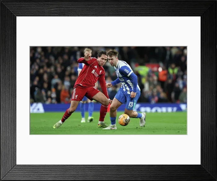 Framed Print : Liverpool v Brighton and Hove Albion FA Cup 14FEB26 Framed Print : Liverpool v Brighton and Hove Albion FA Cup 14FEB26