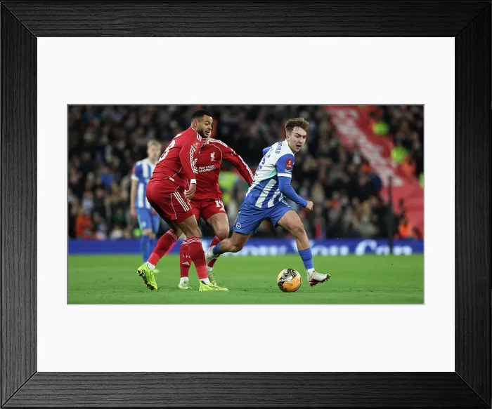 Framed Print : Liverpool v Brighton and Hove Albion FA Cup 14FEB26 Framed Print : Liverpool v Brighton and Hove Albion FA Cup 14FEB26