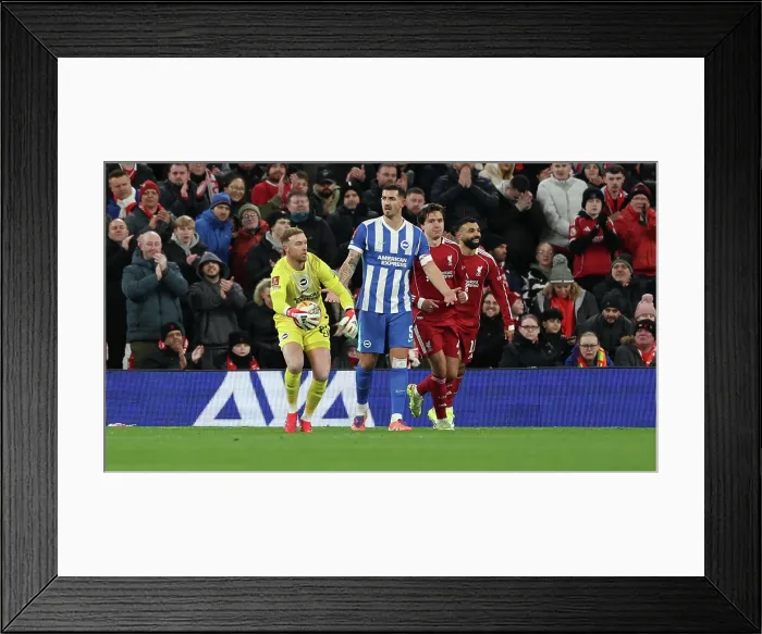Framed Print : Liverpool v Brighton and Hove Albion FA Cup 14FEB26 Framed Print : Liverpool v Brighton and Hove Albion FA Cup 14FEB26