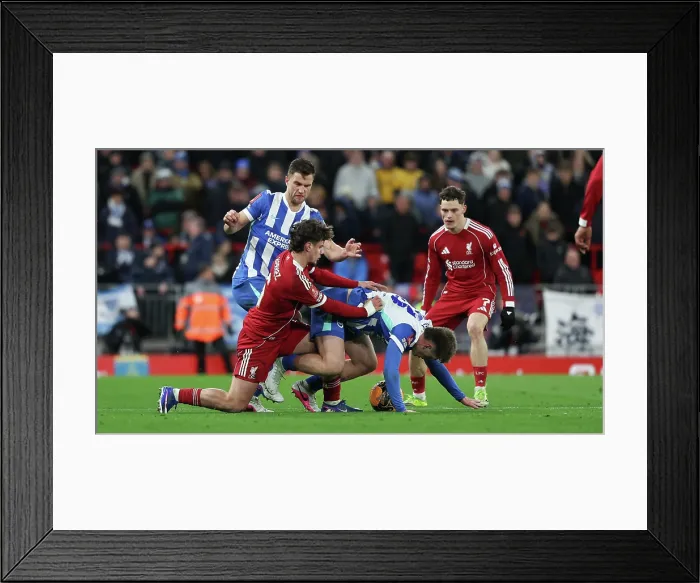 Framed Print : Liverpool v Brighton and Hove Albion FA Cup 14FEB26