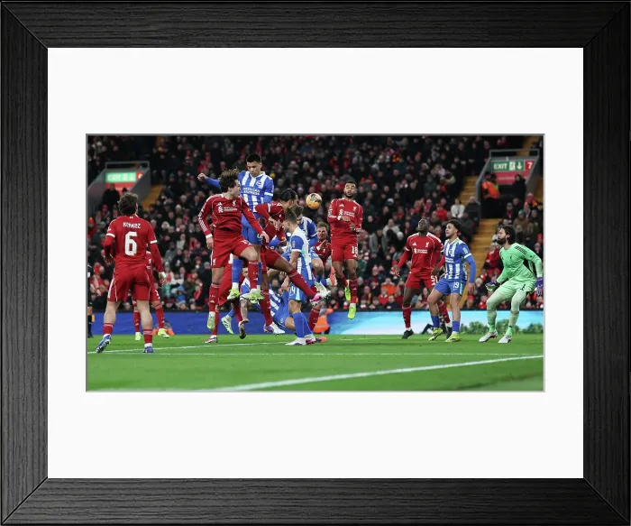 Framed Print : Liverpool v Brighton and Hove Albion FA Cup 14FEB26 Framed Print : Liverpool v Brighton and Hove Albion FA Cup 14FEB26
