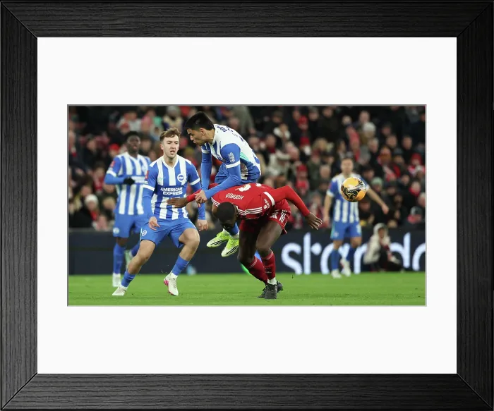 Framed Print : Liverpool v Brighton and Hove Albion FA Cup 14FEB26 Framed Print : Liverpool v Brighton and Hove Albion FA Cup 14FEB26