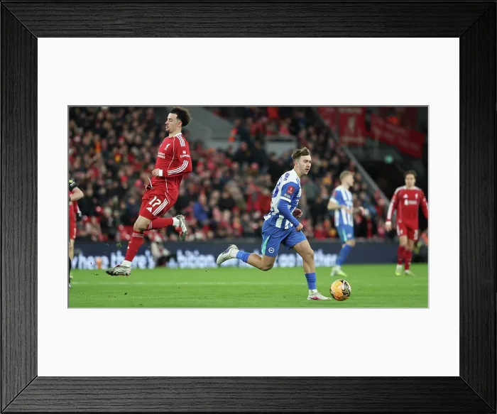 Framed Print : Liverpool v Brighton and Hove Albion FA Cup 14FEB26