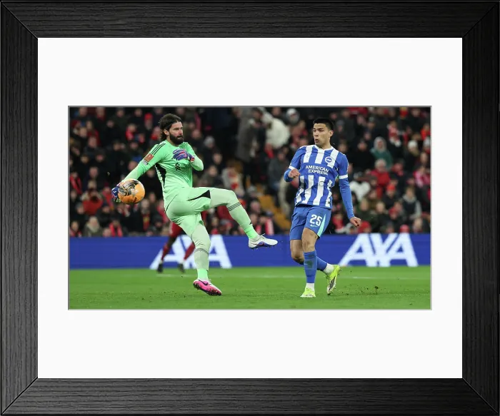 Framed Print : Liverpool v Brighton and Hove Albion FA Cup 14FEB26 Framed Print : Liverpool v Brighton and Hove Albion FA Cup 14FEB26