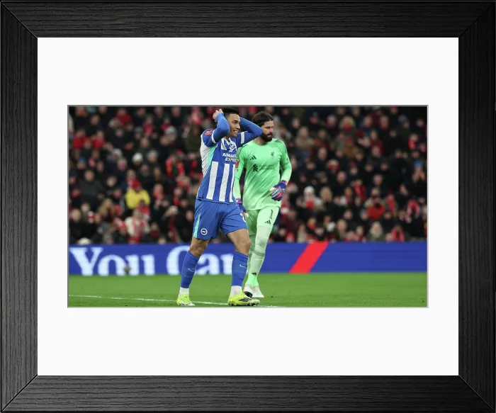 Framed Print : Liverpool v Brighton and Hove Albion FA Cup 14FEB26 Framed Print : Liverpool v Brighton and Hove Albion FA Cup 14FEB26