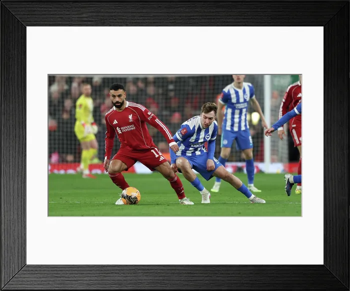 Framed Print : Liverpool v Brighton and Hove Albion FA Cup 14FEB26 Framed Print : Liverpool v Brighton and Hove Albion FA Cup 14FEB26