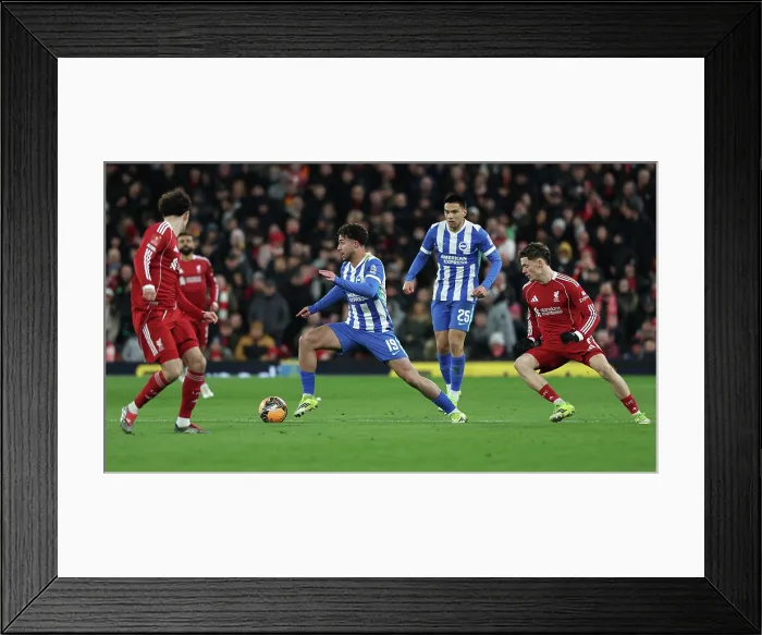 Framed Print : Liverpool v Brighton and Hove Albion FA Cup 14FEB26 Framed Print : Liverpool v Brighton and Hove Albion FA Cup 14FEB26