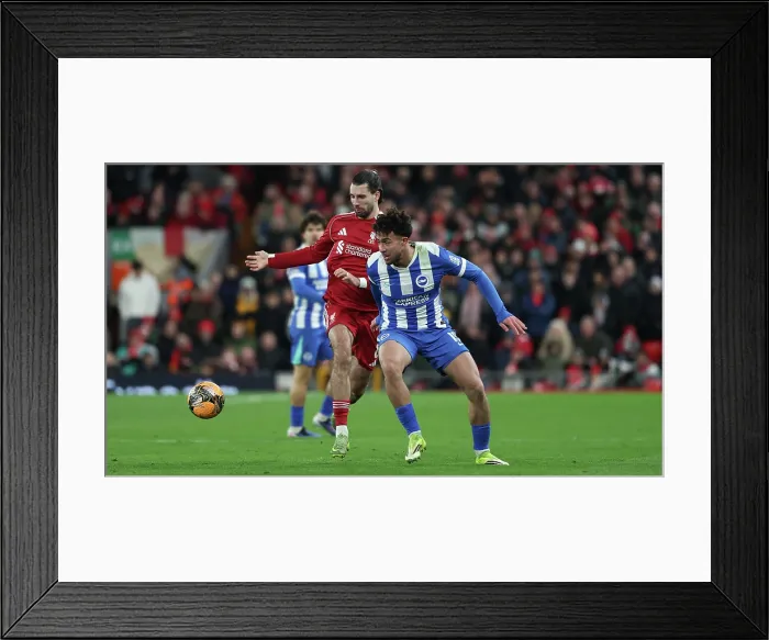 Framed Print : Liverpool v Brighton and Hove Albion FA Cup 14FEB26 Framed Print : Liverpool v Brighton and Hove Albion FA Cup 14FEB26