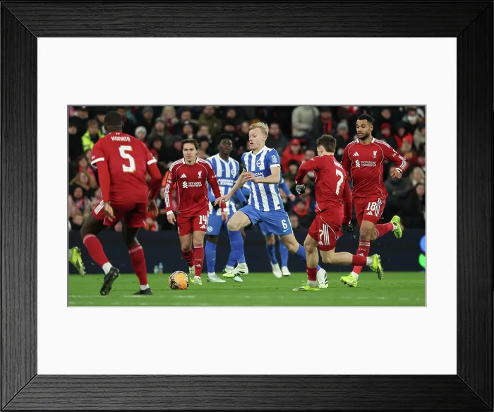 Framed Print : Liverpool v Brighton and Hove Albion FA Cup 14FEB26 Framed Print : Liverpool v Brighton and Hove Albion FA Cup 14FEB26