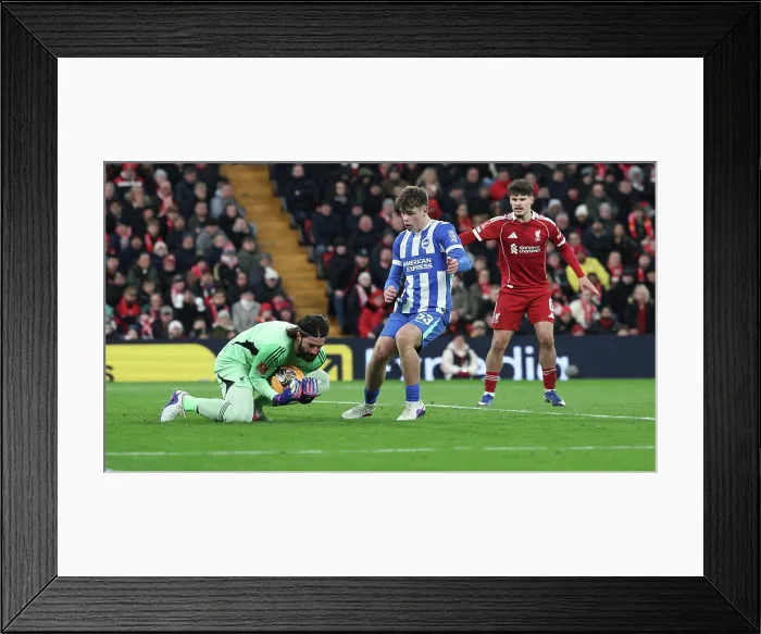 Framed Print : Liverpool v Brighton and Hove Albion FA Cup 14FEB26 Framed Print : Liverpool v Brighton and Hove Albion FA Cup 14FEB26