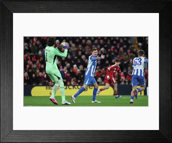 Framed Print : Liverpool v Brighton and Hove Albion FA Cup 14FEB26 Framed Print : Liverpool v Brighton and Hove Albion FA Cup 14FEB26