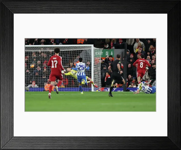 Framed Print : Liverpool v Brighton and Hove Albion FA Cup 14FEB26 Framed Print : Liverpool v Brighton and Hove Albion FA Cup 14FEB26
