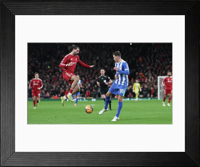 Framed Print : Liverpool v Brighton and Hove Albion FA Cup 14FEB26 Framed Print : Liverpool v Brighton and Hove Albion FA Cup 14FEB26