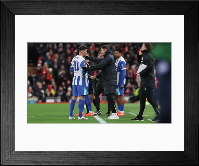 Framed Print : Liverpool v Brighton and Hove Albion FA Cup 14FEB26