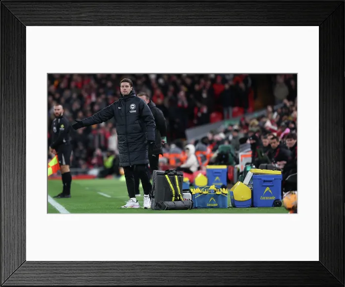 Framed Print : Liverpool v Brighton and Hove Albion FA Cup 14FEB26