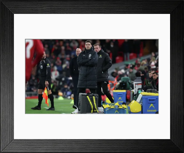Framed Print : Liverpool v Brighton and Hove Albion FA Cup 14FEB26 Framed Print : Liverpool v Brighton and Hove Albion FA Cup 14FEB26