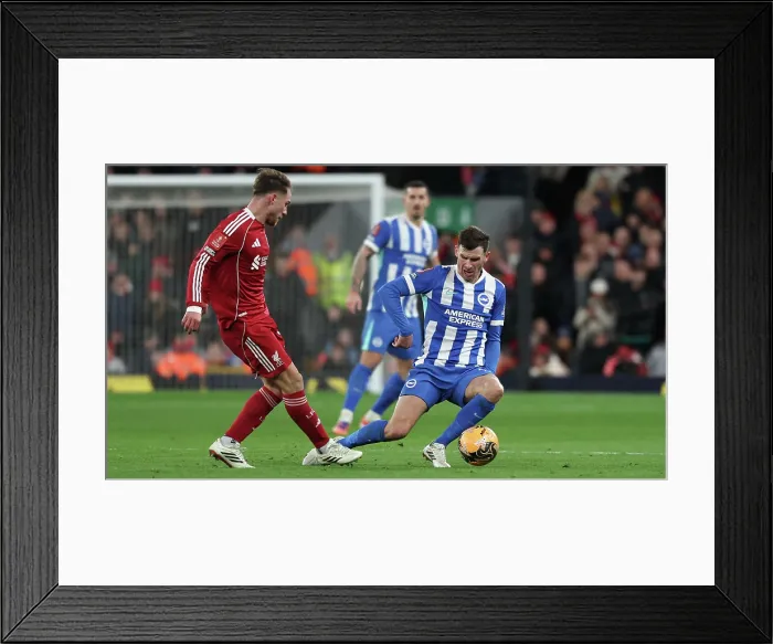Framed Print : Liverpool v Brighton and Hove Albion FA Cup 14FEB26 Framed Print : Liverpool v Brighton and Hove Albion FA Cup 14FEB26