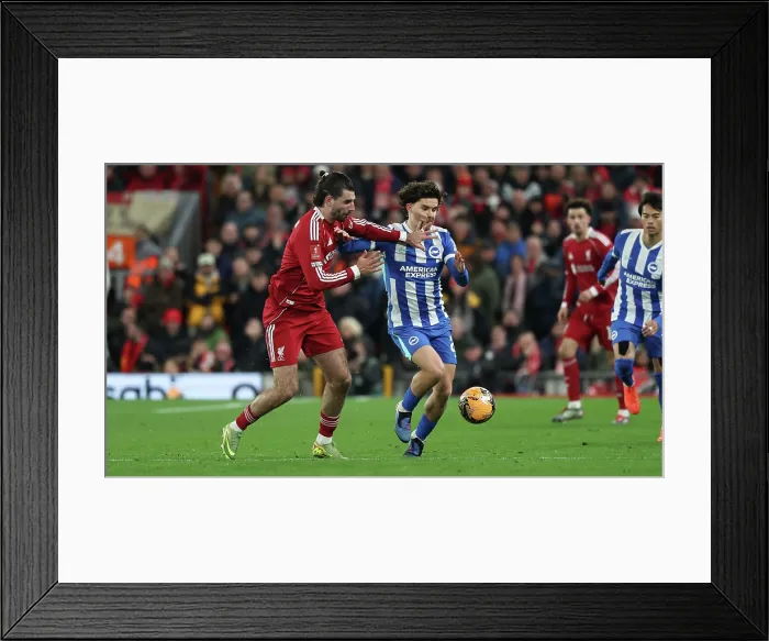 Framed Print : Liverpool v Brighton and Hove Albion FA Cup 14FEB26 Framed Print : Liverpool v Brighton and Hove Albion FA Cup 14FEB26