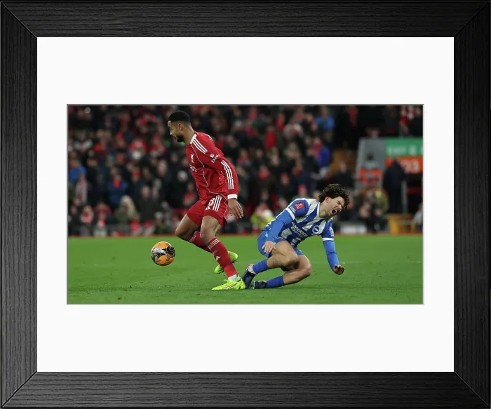 Framed Print : Liverpool v Brighton and Hove Albion FA Cup 14FEB26 Framed Print : Liverpool v Brighton and Hove Albion FA Cup 14FEB26