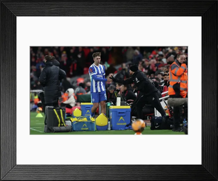 Framed Print : Liverpool v Brighton and Hove Albion FA Cup 14FEB26 Framed Print : Liverpool v Brighton and Hove Albion FA Cup 14FEB26