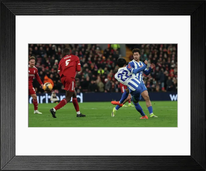 Framed Print : Liverpool v Brighton and Hove Albion FA Cup 14FEB26 Framed Print : Liverpool v Brighton and Hove Albion FA Cup 14FEB26