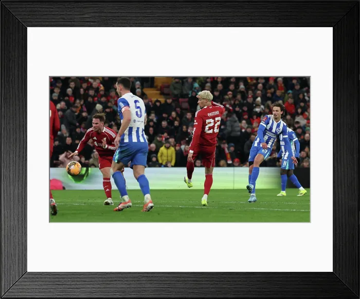 Framed Print : Liverpool v Brighton and Hove Albion FA Cup 14FEB26 Framed Print : Liverpool v Brighton and Hove Albion FA Cup 14FEB26