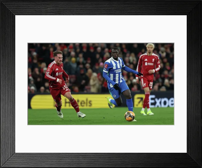 Framed Print : Liverpool v Brighton and Hove Albion FA Cup 14FEB26 Framed Print : Liverpool v Brighton and Hove Albion FA Cup 14FEB26