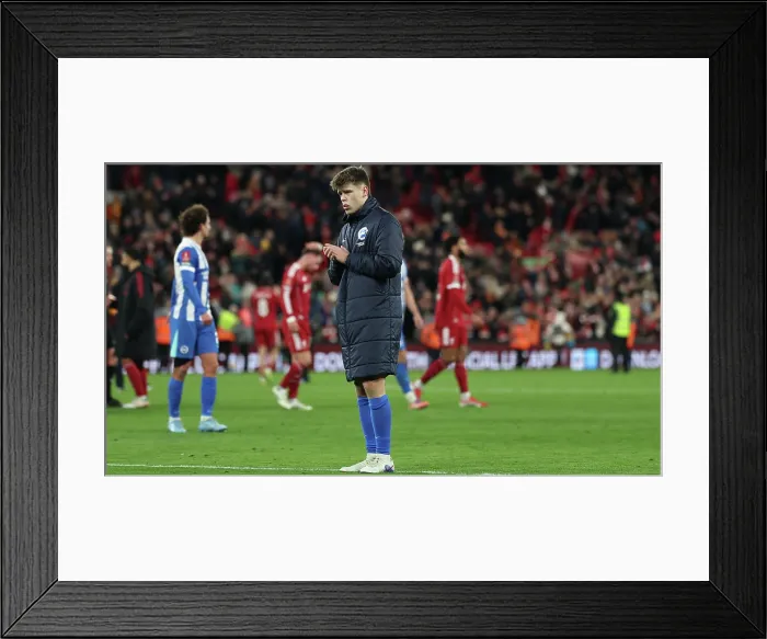 Framed Print : Liverpool v Brighton and Hove Albion FA Cup 14FEB26