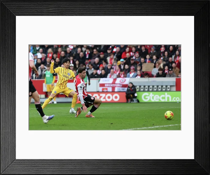 Framed Print : Brentford v Brighton and Hove Albion Premier League 21FEB26