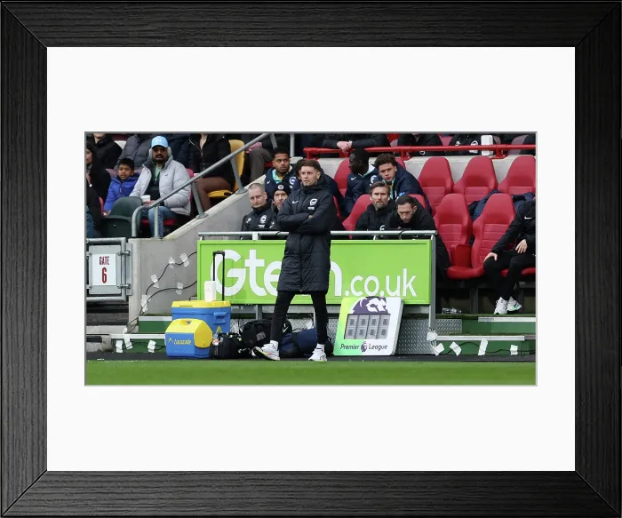 Framed Print : Brentford v Brighton and Hove Albion Premier League 21FEB26 Framed Print : Brentford v Brighton and Hove Albion Premier League 21FEB26
