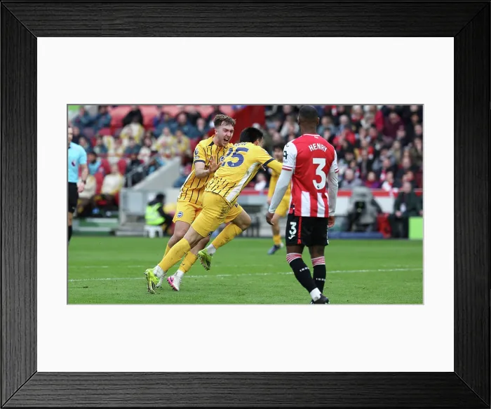 Framed Print : Brentford v Brighton and Hove Albion Premier League 21FEB26 Framed Print : Brentford v Brighton and Hove Albion Premier League 21FEB26