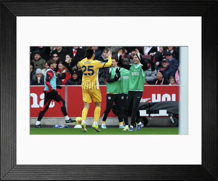 Framed Print : Brentford v Brighton and Hove Albion Premier League 21FEB26 Framed Print : Brentford v Brighton and Hove Albion Premier League 21FEB26