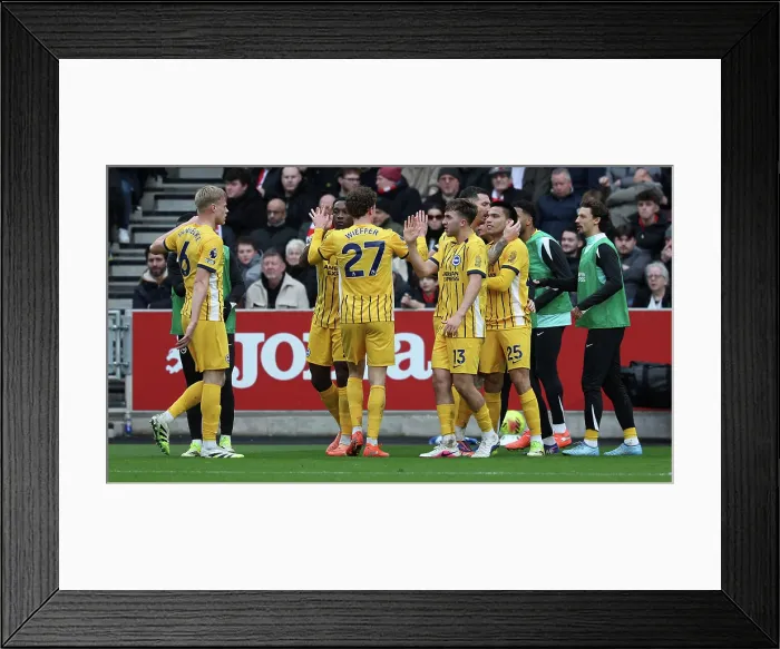 Framed Print : Brentford v Brighton and Hove Albion Premier League 21FEB26 Framed Print : Brentford v Brighton and Hove Albion Premier League 21FEB26